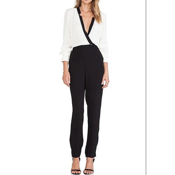 Cynthia Vincent Twelfth Street Minimalist Preppy Career Modest Jumpsuit S - Picture 2 of 8